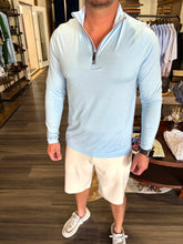 Load image into Gallery viewer, Feather Performance Pullover - Heather Blue