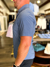 Load image into Gallery viewer, Leeward Dress Shirt Coastal Fjord Hatch Mark - TRIM