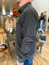 Load image into Gallery viewer, Corduroy Pearl Snap Shirt - Charcoal