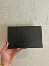 Load image into Gallery viewer, Line 'Em Up Domino Set - Black Croc