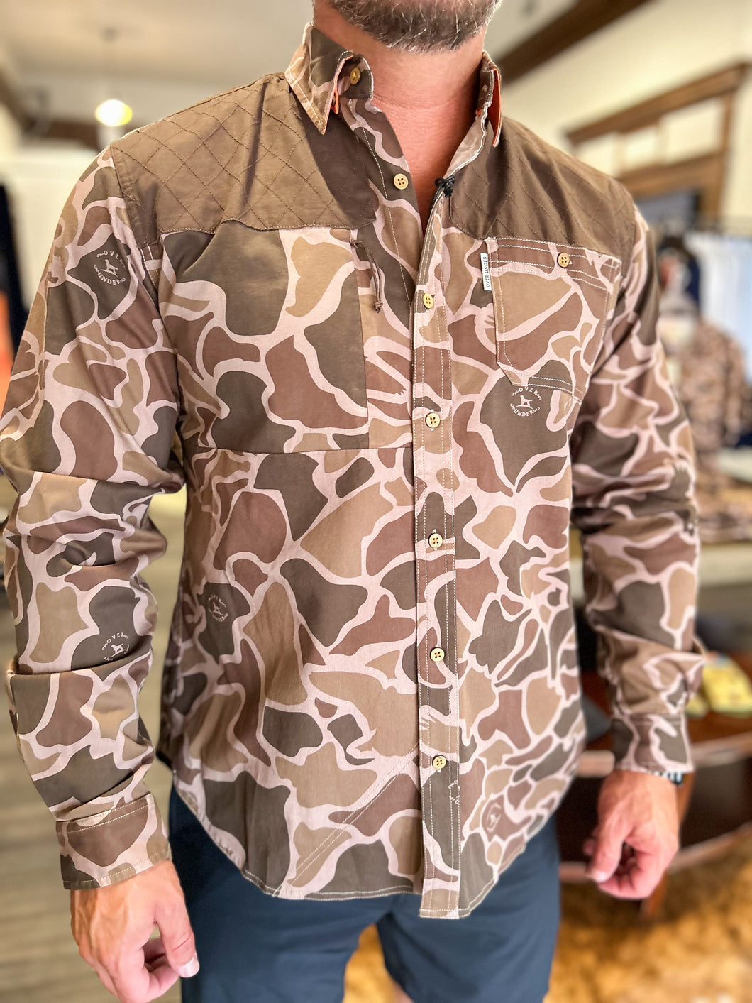 Field Champion Shooting Shirt - Duck Camo