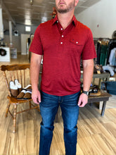 Load image into Gallery viewer, Heather Performance Sport Players Shirt - Vino