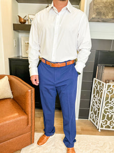 Fresco Suit Pant Navy Solid