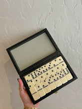 Load image into Gallery viewer, Line 'Em Up Domino Set - Black Croc
