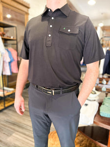 Performance Jersey Player Polo - Black