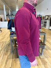 Load image into Gallery viewer, Leeward No Tuck LS Dress Shirt - Mulberry Noah Tattersall