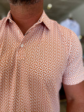 Load image into Gallery viewer, Burnt Orange Big Tex Versa Short Sleeve Polo - TRIM