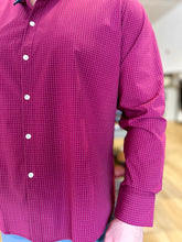 Load image into Gallery viewer, Leeward No Tuck LS Dress Shirt - Mulberry Noah Tattersall