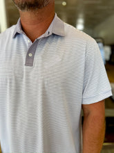 Load image into Gallery viewer, Versa SS Polo - Purple Dusk Stripe