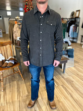 Load image into Gallery viewer, Corduroy Pearl Snap Shirt - Charcoal