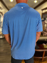 Load image into Gallery viewer, Performance Polo - Texas Blue and White