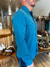 Load image into Gallery viewer, Heritage Slub Shirt - Ocean Blue