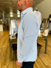Load image into Gallery viewer, Leeward LS Cobalt Denis Plaid Dress Shirt