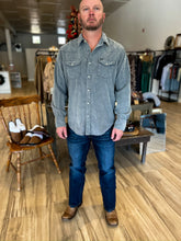 Load image into Gallery viewer, Jackson Cord Western Buttondown Shirt - Charcoal