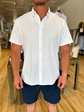 Load image into Gallery viewer, Halyard SS Dress Shirt - White Petal Hatch