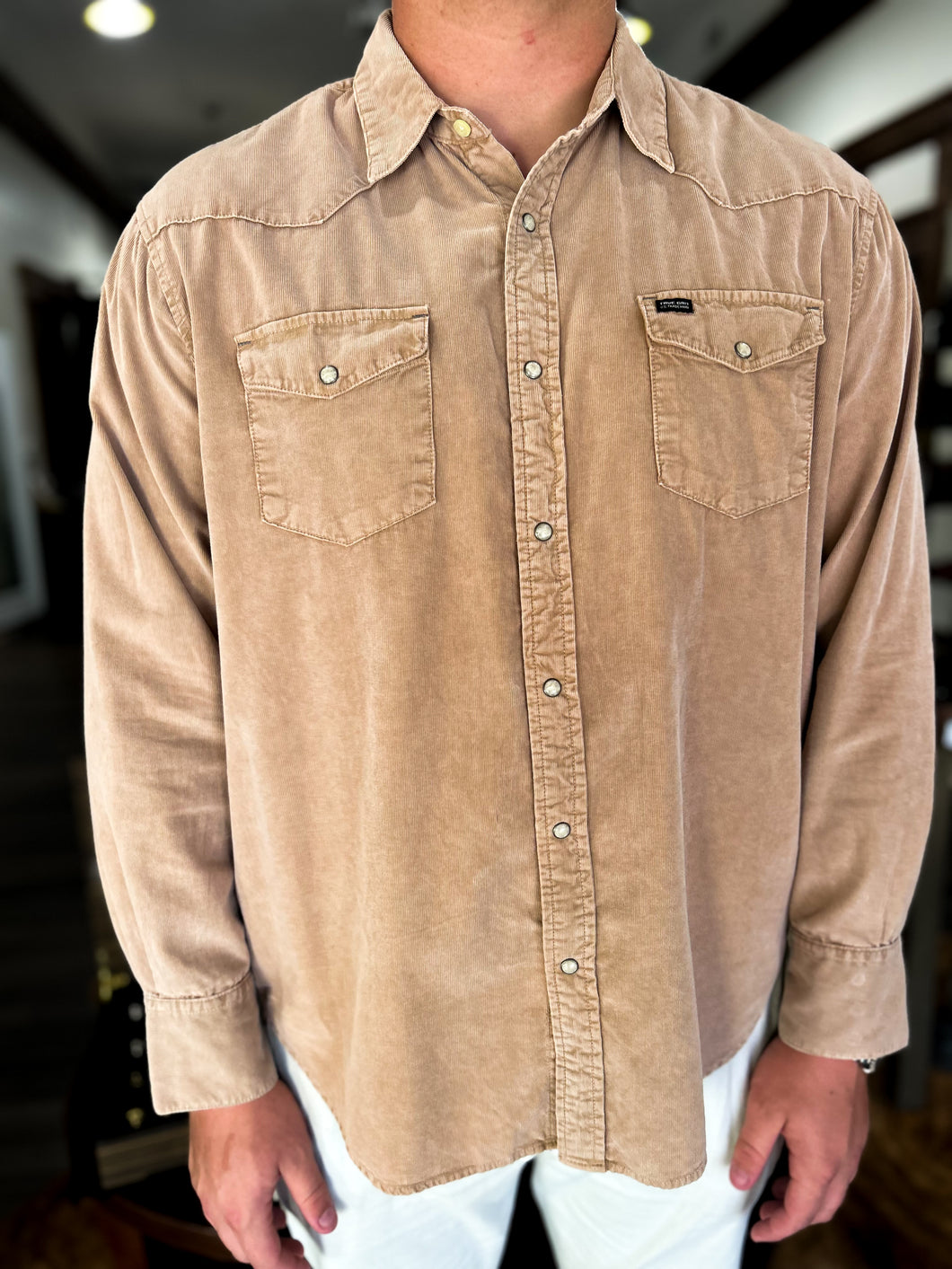 Jackson Cord Western Buttondown - Dark Rye