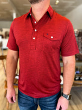 Load image into Gallery viewer, Heather Performance Sport Players Shirt - Vino