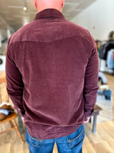 Load image into Gallery viewer, Corduroy Pearl Snap Shirt - Cherrywood