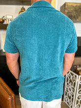 Load image into Gallery viewer, Terrycloth Button Down Shirt - Hydro
