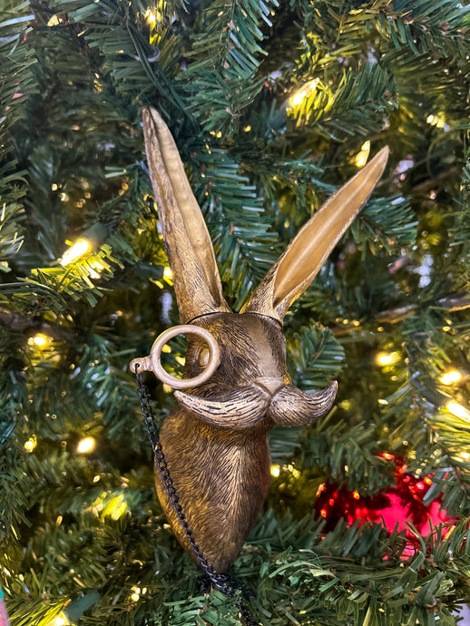 Gold Rabbit Head