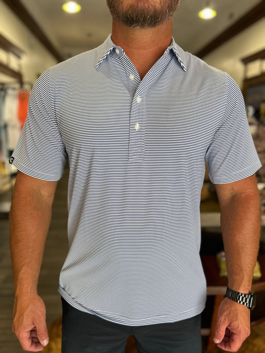 Performance Sport Range Polo - Hobby Stripe Navy