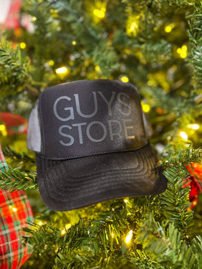 Guys Store Black Trucker Hat