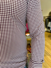 Load image into Gallery viewer, Leeward LS Dress Shirt - Eggplant Crew Gingham - TRIM