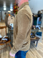 Load image into Gallery viewer, Velour Pearl Snap Shirt - Jacquard - Whiskey