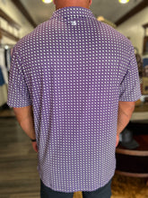 Load image into Gallery viewer, Performance Polo - Texas Purple and White