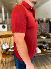 Load image into Gallery viewer, Heather Performance Sport Players Shirt - Vino