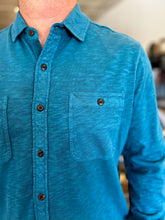 Load image into Gallery viewer, Heritage Slub Shirt - Ocean Blue