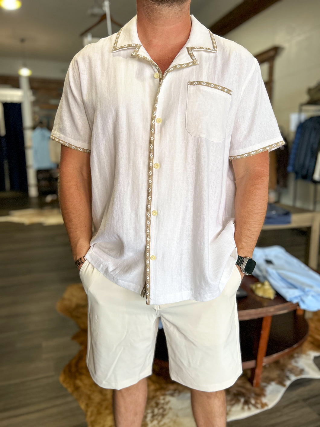 Sunset Dylan Shirt - Natural