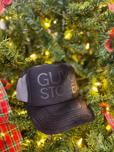 Guys Store Black Trucker Hat