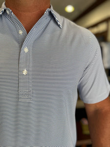 Performance Sport Range Polo - Hobby Stripe Navy