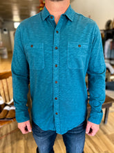 Load image into Gallery viewer, Heritage Slub Shirt - Ocean Blue