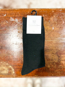 Black Dress Poly Socks