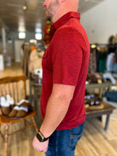 Load image into Gallery viewer, Heather Performance Sport Players Shirt - Vino