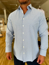 Load image into Gallery viewer, Leeward LS Cobalt Denis Plaid Dress Shirt