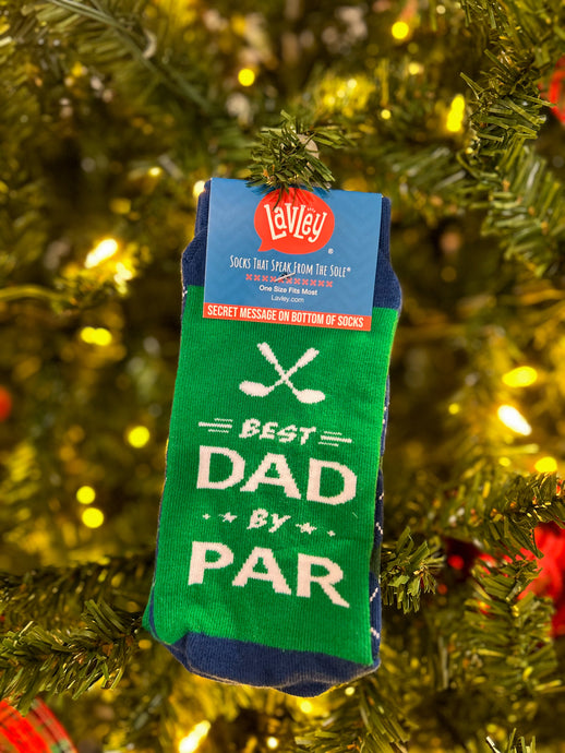 Best Dad By Par Socks