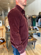 Load image into Gallery viewer, Corduroy Pearl Snap Shirt - Cherrywood