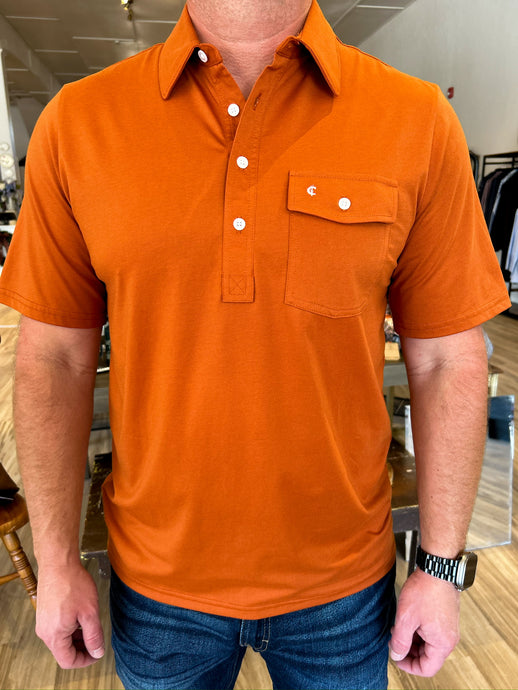 Performance Players Shirt - Burnt Orange