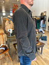 Load image into Gallery viewer, Corduroy Pearl Snap Shirt - Charcoal